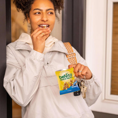 belVita Crunchy Bite Size Snacks Variety Pack – Road Trip Snack Pack That Stays Fresh Between Stops
