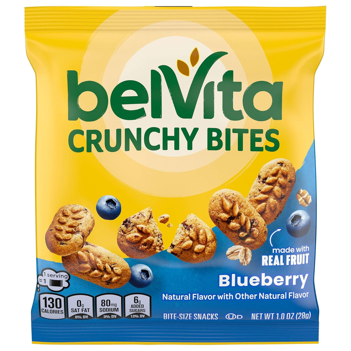 belVita Crunchy Bite Size Snacks Variety Pack – Road Trip Snack Pack That Stays Fresh Between Stops