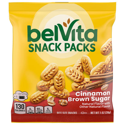 belVita Crunchy Bite Size Snacks Variety Pack – Road Trip Snack Pack That Stays Fresh Between Stops