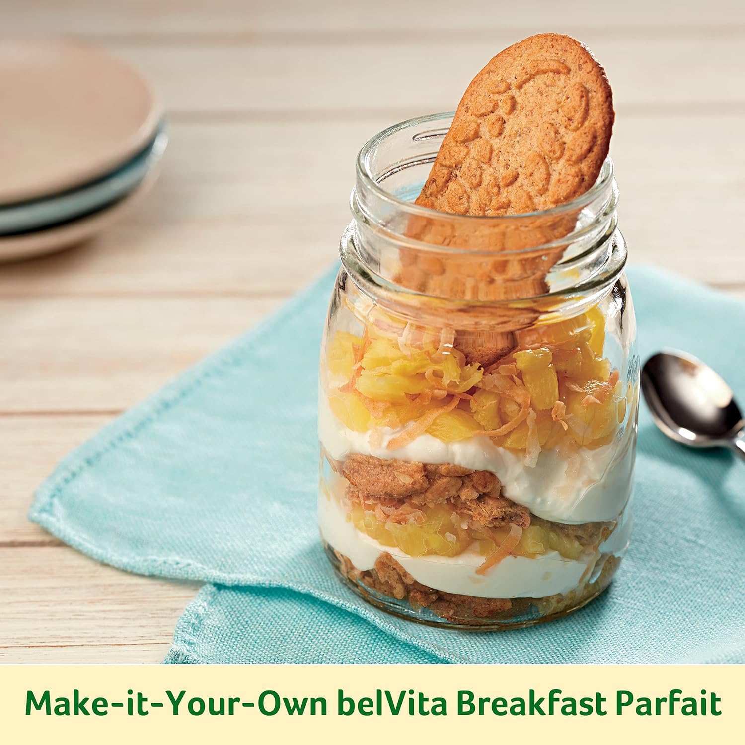 belVita Golden Oat Breakfast Biscuits, 12-Pack — Whole Grain Clean-Label Snack for Health-Conscious Adults