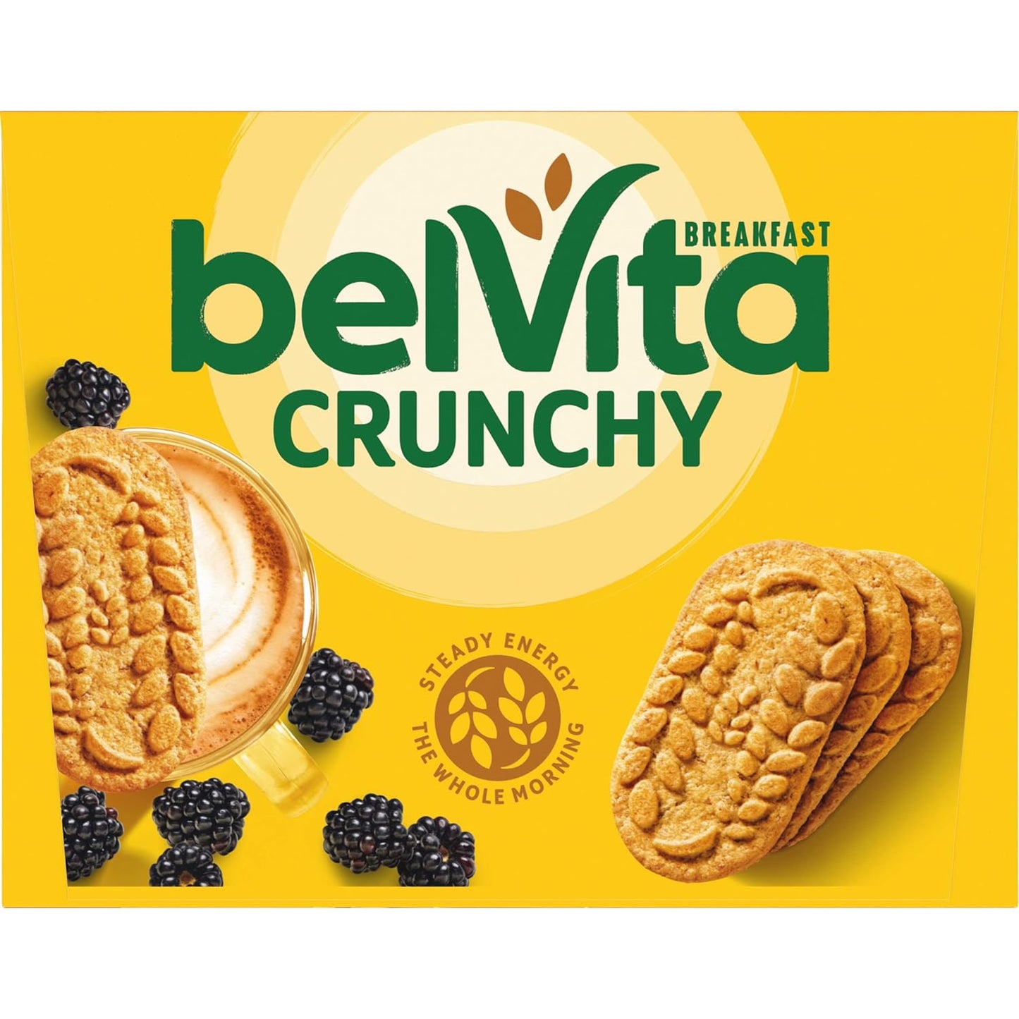 belVita Golden Oat Breakfast Biscuits, 12-Pack — Whole Grain Clean-Label Snack for Health-Conscious Adults