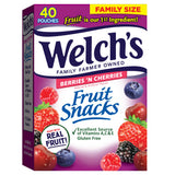 Welch's Fruit Snacks Mixed Fruit – Care Package Snack for Get Well and College Student Gifts, 40 Single-Serve 0.8 oz Bags