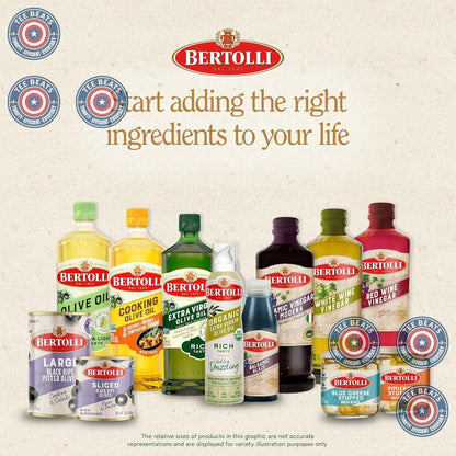 Bertolli Extra Virgin Olive Oil Rich Taste 32 fl oz – Grill-Ready Marinade Oil for Backyard BBQs