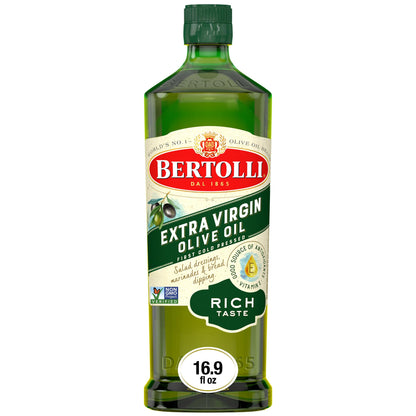 Bertolli Extra Virgin Olive Oil Rich Taste 32 fl oz – Grill-Ready Marinade Oil for Backyard BBQs