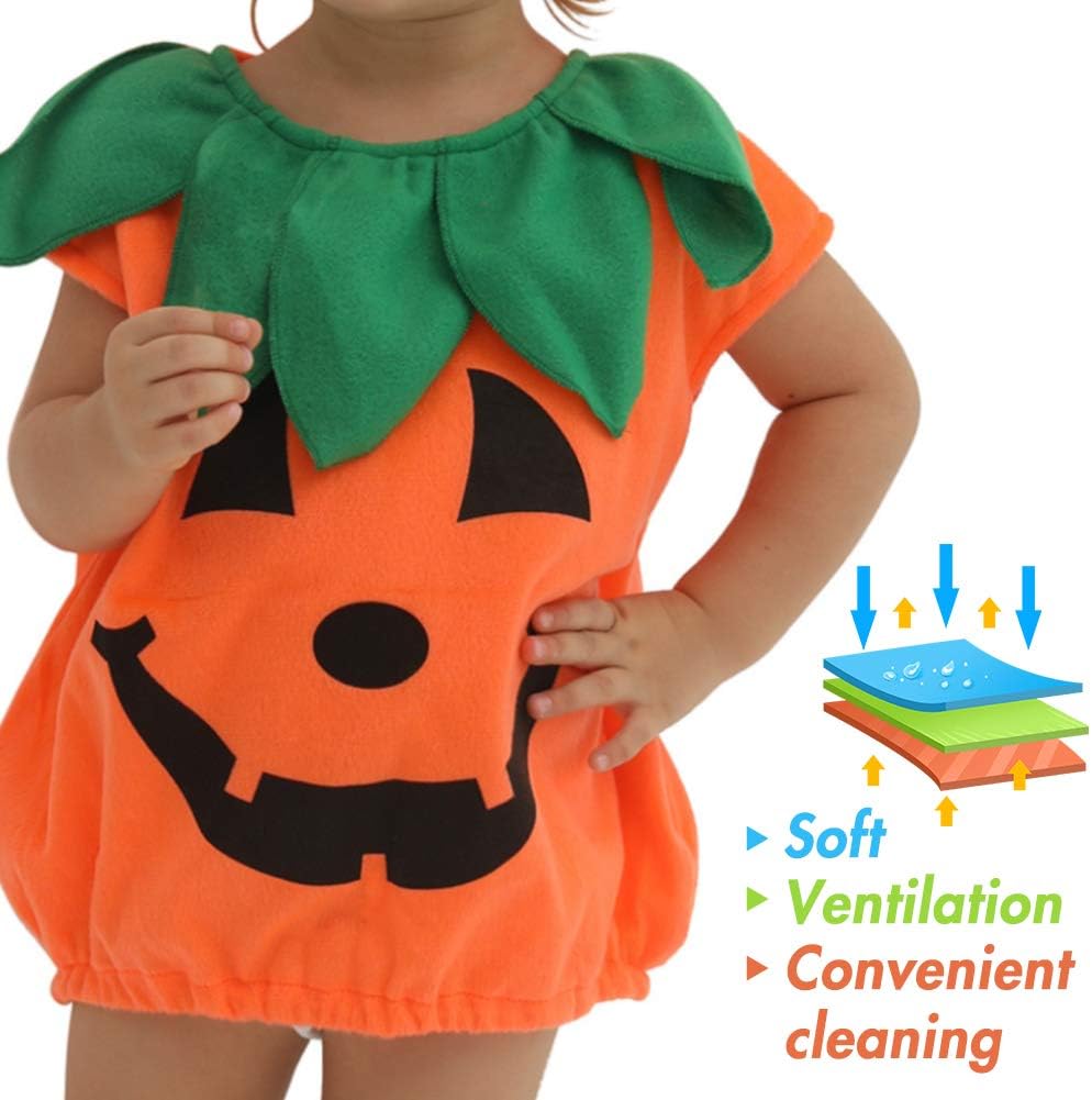 BigOtters Baby's First Halloween Costume Gift Set – Affordable Plush Pumpkin Outfit for Grandparents and Aunts to Treasure