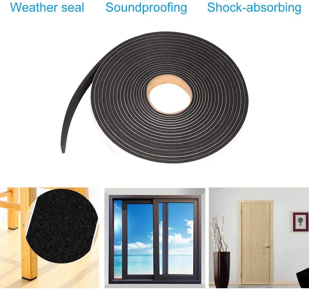black color that blends with most door and window frames