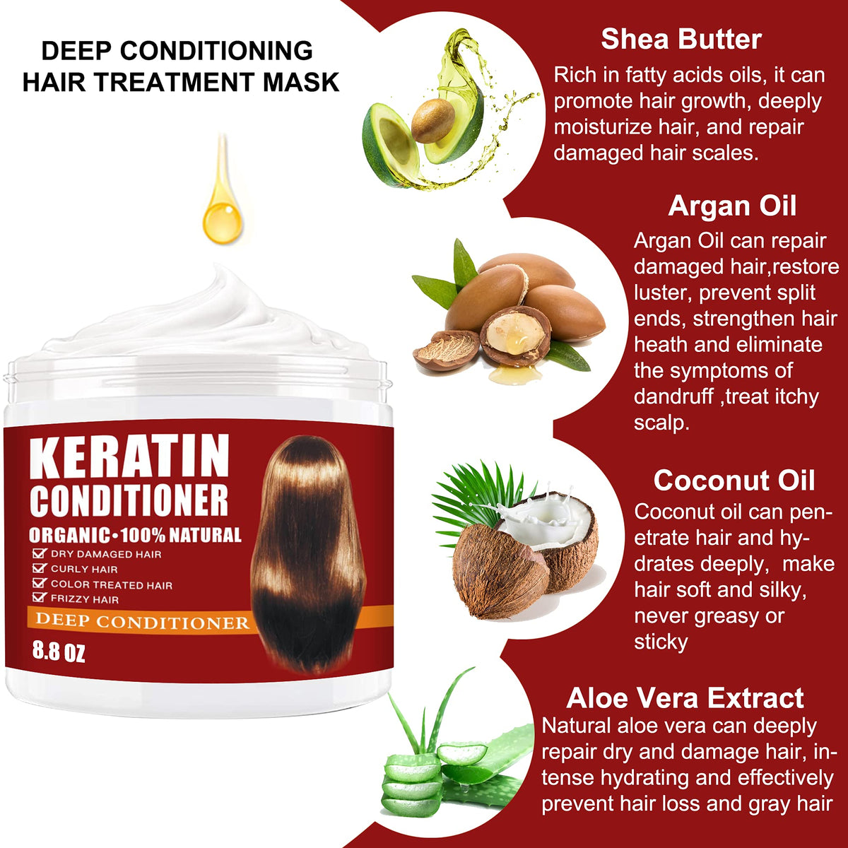 blend of shea butter, coconut oil, argan oil, and aloe vera botanical extracts