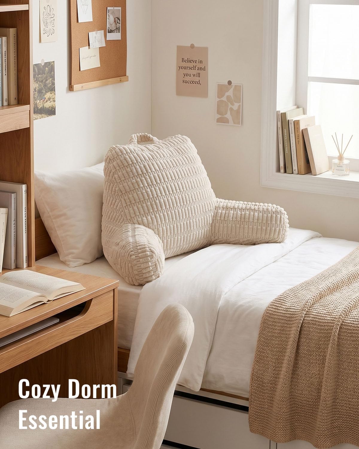 Blissful Diary Reading Pillow – Bed Rest Recovery Cushion for Post-Surgery and Pregnancy Comfort