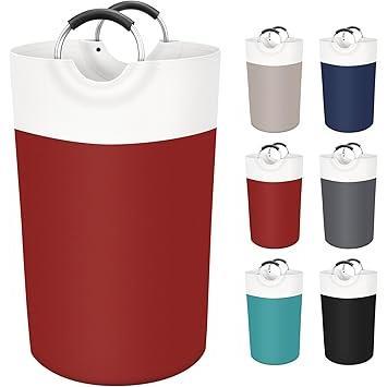 BlissTotes Less-Is-More Laundry Basket That Folds Flat When Not in Use, Clean-Line Clothes Hamper