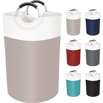 BlissTotes Less-Is-More Laundry Basket That Folds Flat When Not in Use, Clean-Line Clothes Hamper