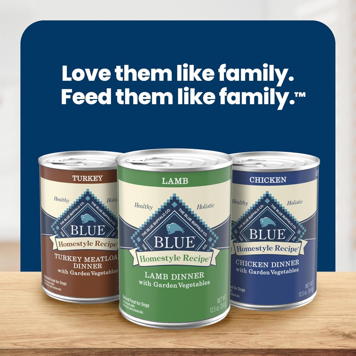 Blue Buffalo Homestyle Wet Dog Food Paté – Housewarming or Holiday Gift for the Devoted Dog Owner, 6 x 12.5-oz Cans