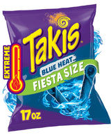Takis Fuego Rolled Spicy Chips — Road Trip Snack for Drivers, Hot Chili Lime Tortilla Chips in 17 oz Bag