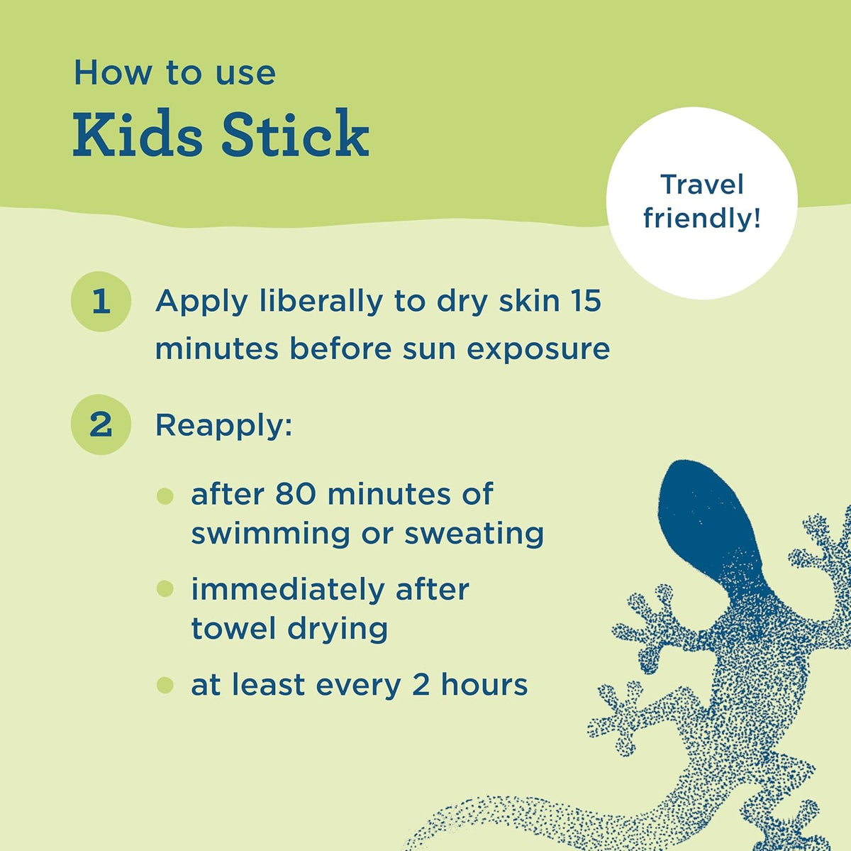 Blue Lizard Kids Mineral SPF 50 Stick – Water-Resistant 80-Minute Sun Care for Hiking, Snorkeling, and Beach Days