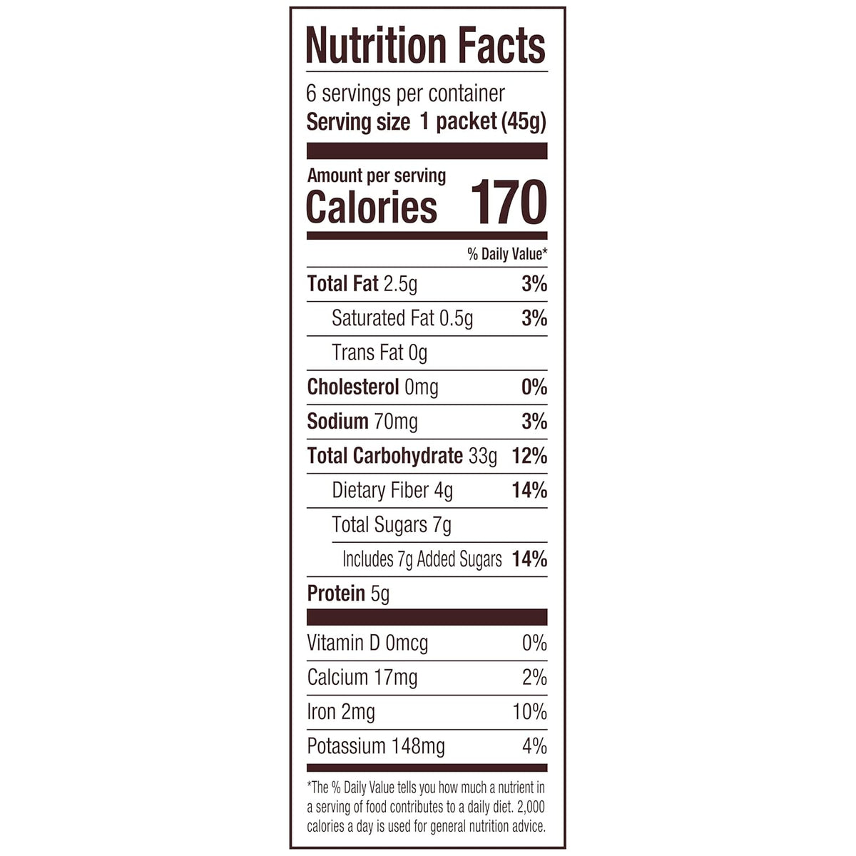 Bob's Red Mill Non-GMO Maple Brown Sugar Oatmeal – Wholesome Pantry Staple for Mindful Mornings and Meal Prep, 6 Pouches