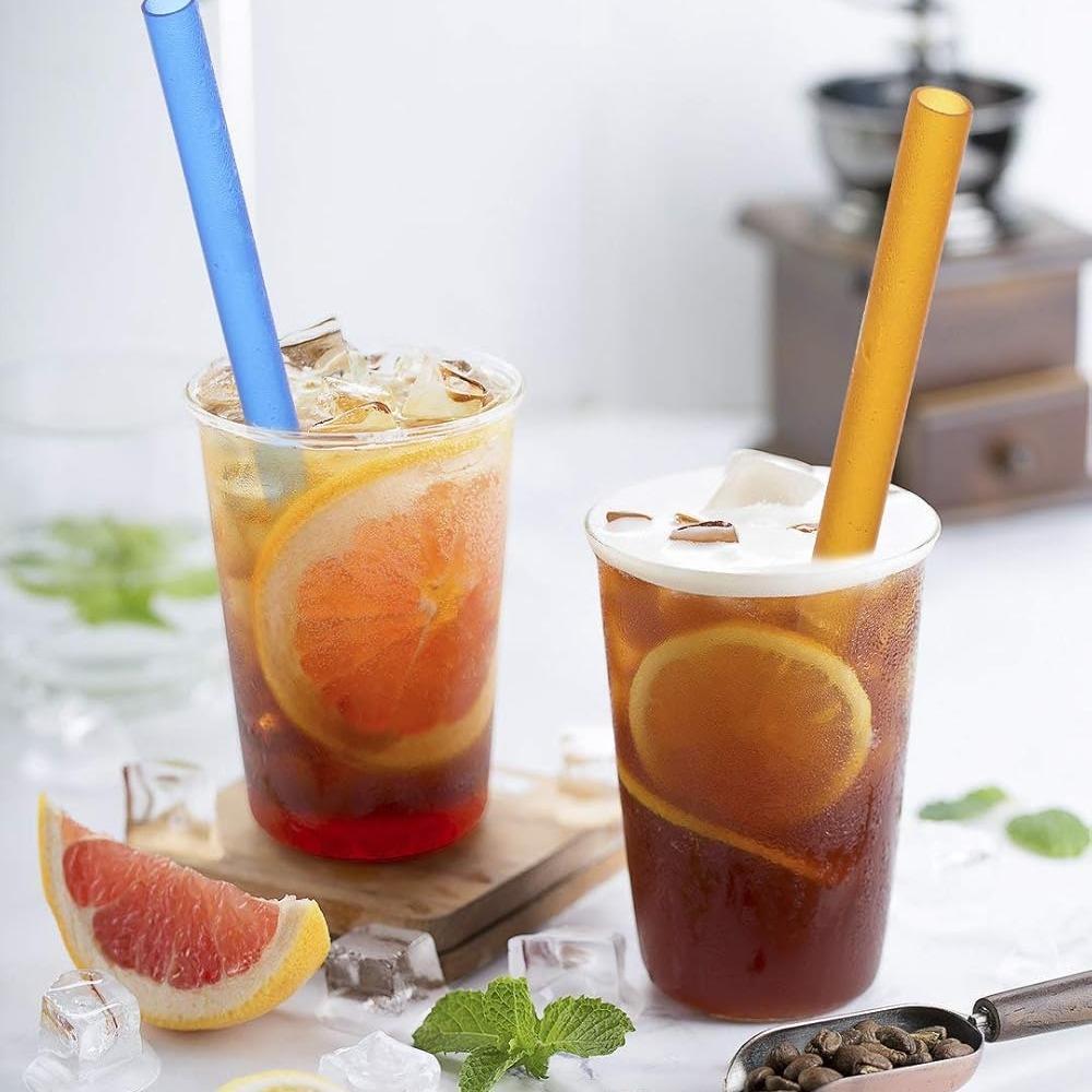 BobaBest Boba Straw Kit – Fun Valentine's Day Gift for Boba Lovers, BPA Free Reusable Straws in Multi Colors