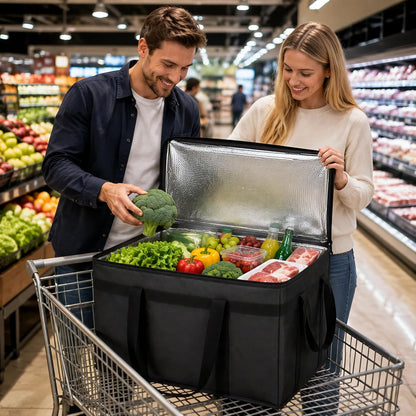 Bodaon Insulated Food Delivery Bag – Simple Foldable Tote for Intentional, Less-Is-More Living