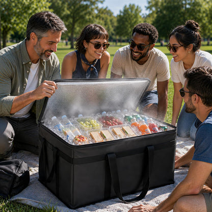 Bodaon Insulated Food Delivery Bag – Simple Foldable Tote for Intentional, Less-Is-More Living