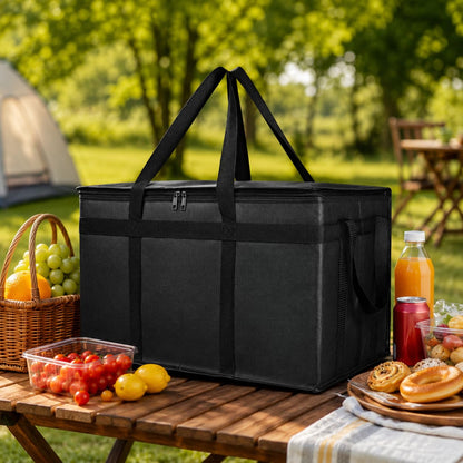 Bodaon Insulated Food Delivery Bag – Simple Foldable Tote for Intentional, Less-Is-More Living