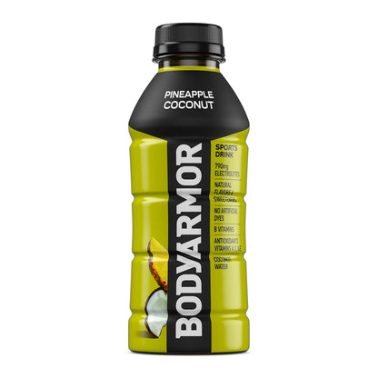 BODYARMOR Pineapple Coconut Sports Drink – Thoughtful Hydration Gift for Athletes and Fitness Lovers, 12-Pack