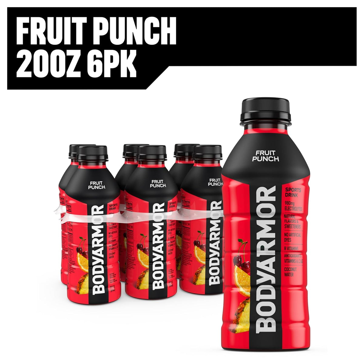 BODYARMOR Sports Beverage – Mindful Hydration Choice for Health-Conscious Adults, Natural Coconut Water with Antioxidants