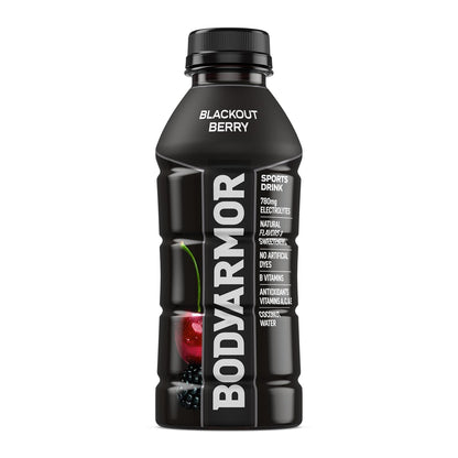 BODYARMOR Sports Drink Blackout Berry – Family Hydration Pack for Active Teens and Youth Sports Events