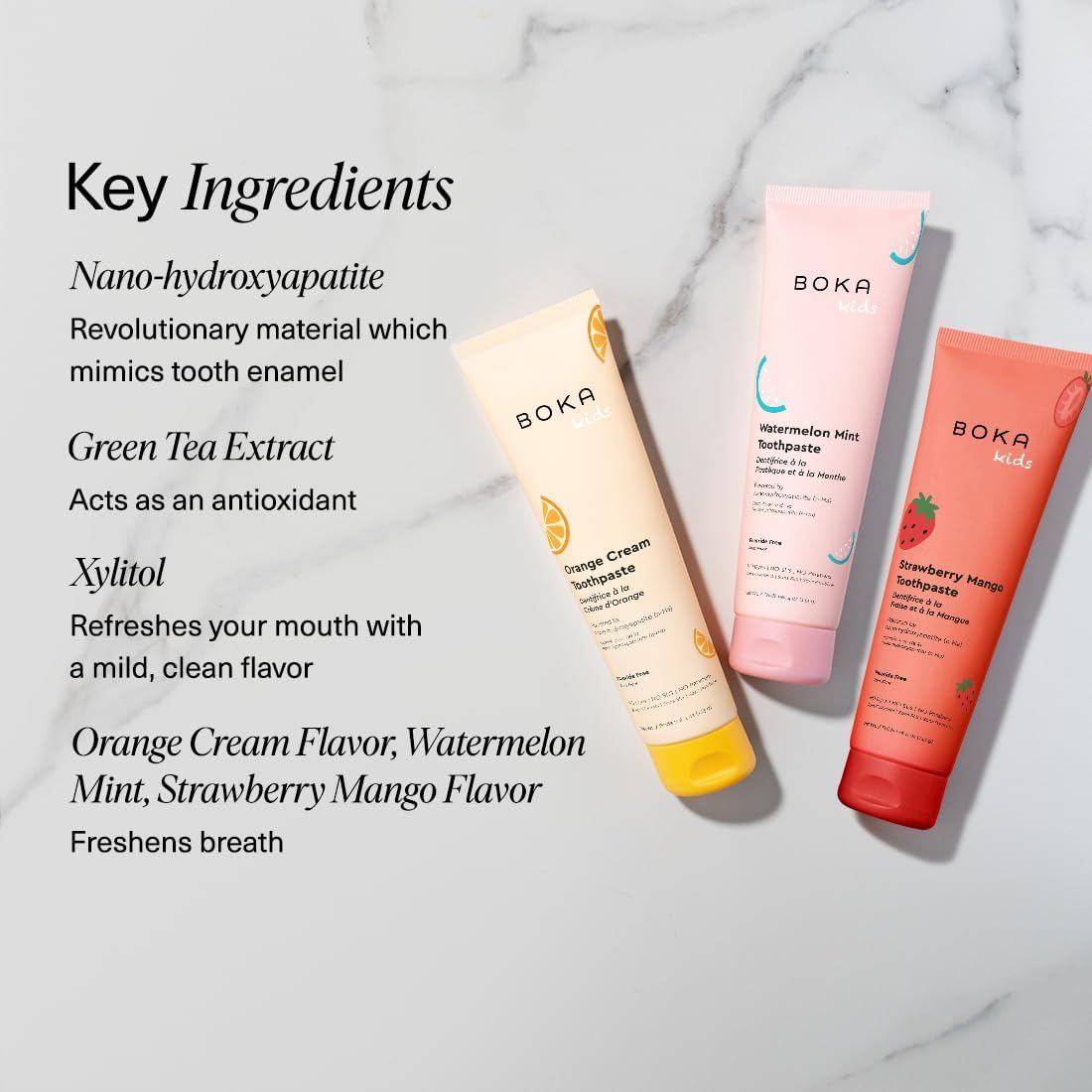Boka Premium Kids' Toothpaste – Enamel-Strengthening Ritual for Mindful Morning & Bedtime Routines