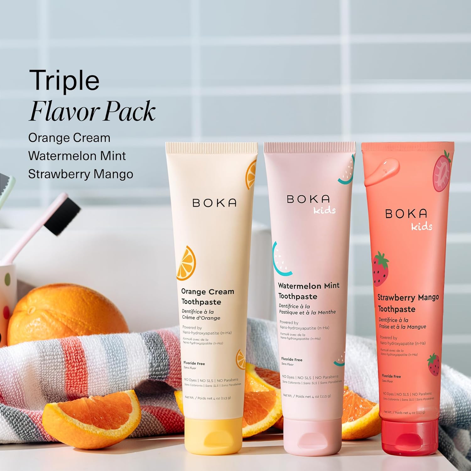 Boka Premium Kids' Toothpaste – Enamel-Strengthening Ritual for Mindful Morning & Bedtime Routines