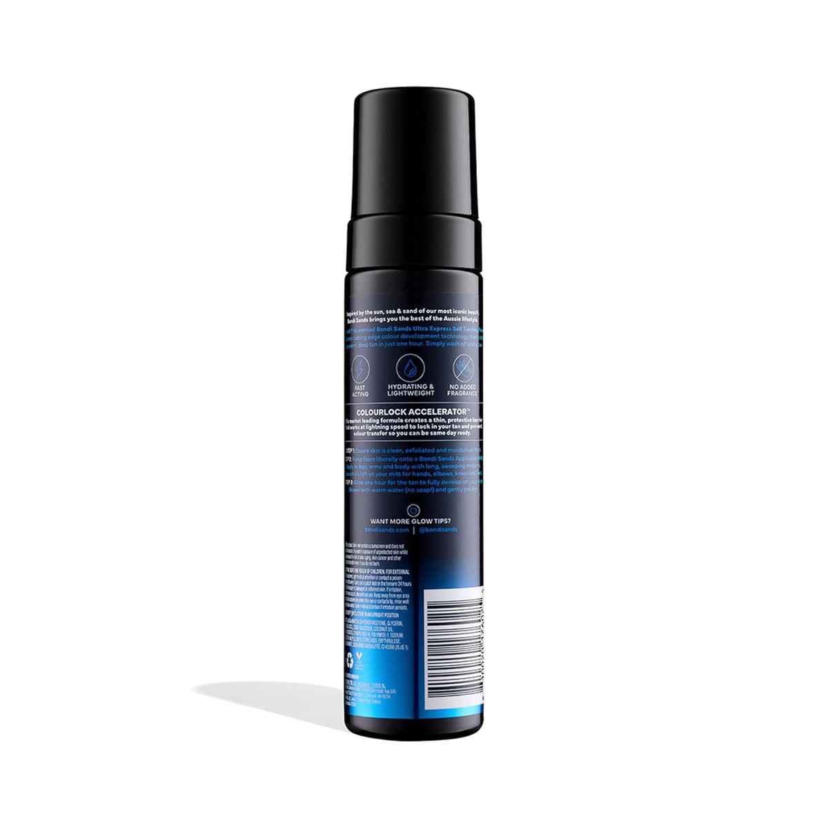 Bondi Sands Express Self-Tanner – Hydrating Mousse for a Relaxing Pre-Bed Beauty Routine