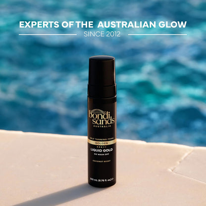 Bondi Sands Liquid Gold Self Tanning Foam | Hydrating Bedtime Tan Routine for Mindful Self-Care