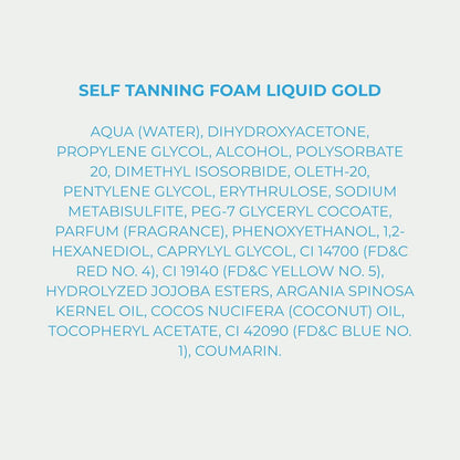 Bondi Sands Liquid Gold Self Tanning Foam | Hydrating Bedtime Tan Routine for Mindful Self-Care