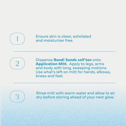 Bondi Sands Self-Tanning Mitt | Single Reusable Applicator for Clean, Clutter-Free Vanity Counters and Streamlined Tanning