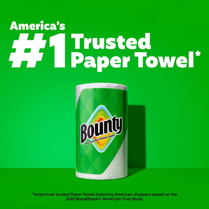 Bounty Select-A-Size Paper Towels for Playroom Craft Projects, Quick Mess Wipe-Ups During Coloring and Glue Activities