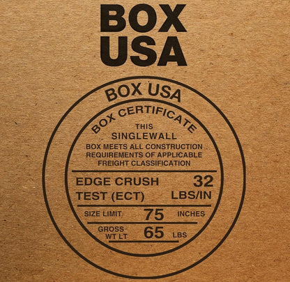 BOX USA Moving Boxes 10-Pack – Standard 18x14x12 Storage Boxes for Small Business Order Packaging