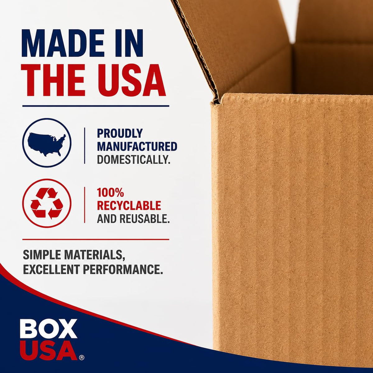 BOX USA Moving Boxes 10-Pack – Standard 18x14x12 Storage Boxes for Small Business Order Packaging