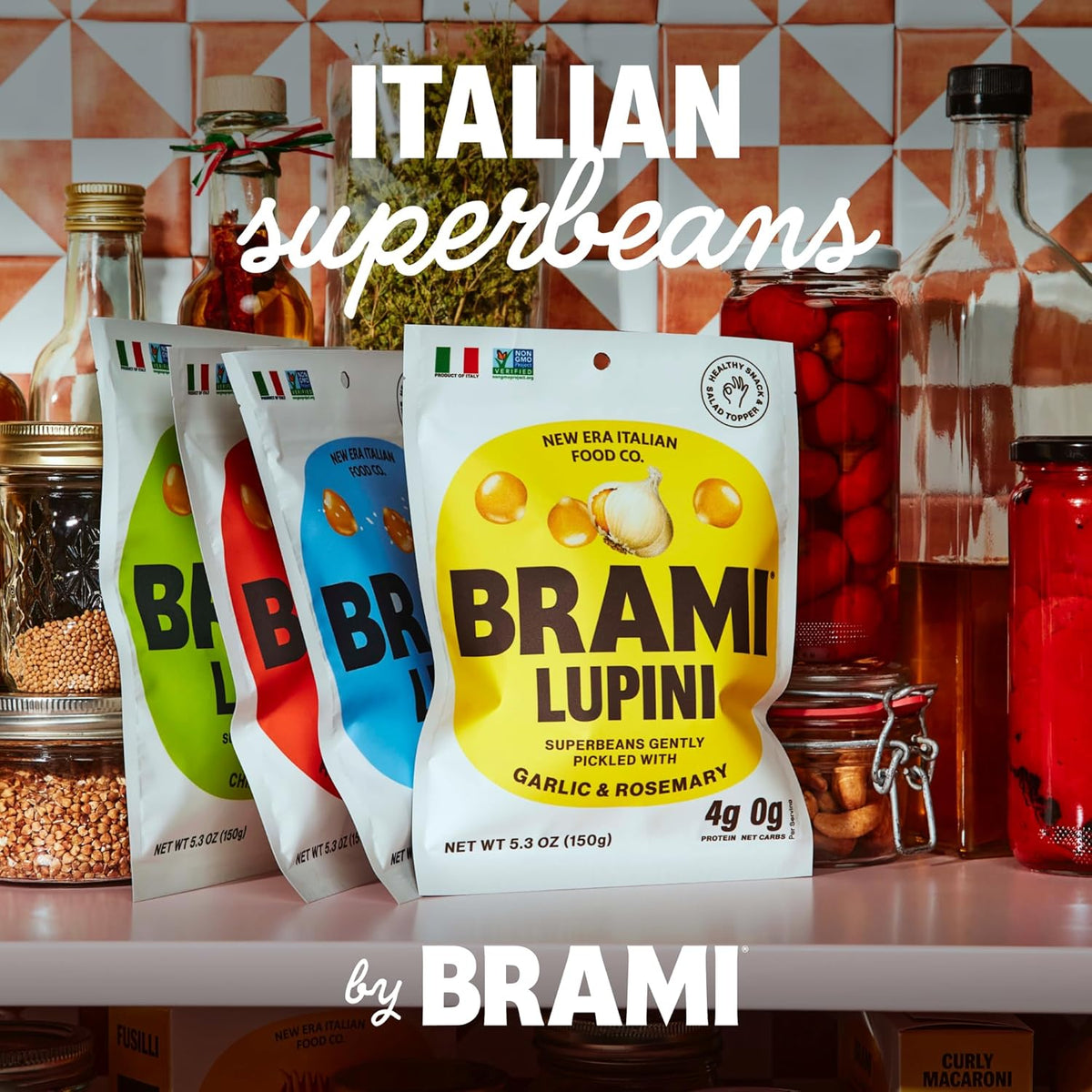 BRAMI Lupini Beans Snack – Desk Drawer Protein for Focused Office Afternoons