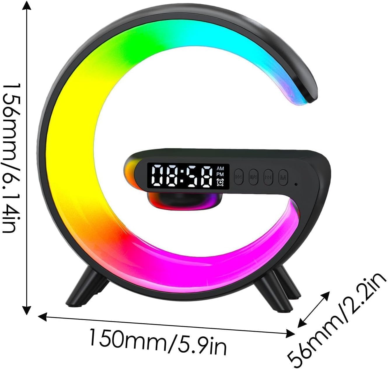 [Brand] 4-in-1 Smart Bedside Lamp – Thoughtful Housewarming Gift for New Apartment Setups