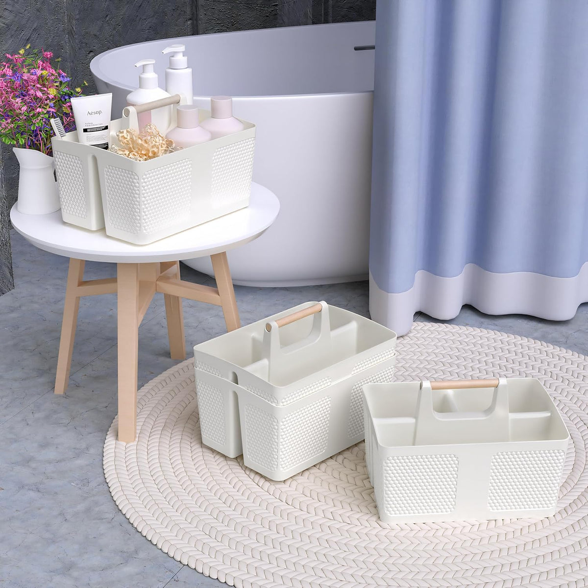 [Brand] Caddy Organizer with Handle – Nursery and Kids' Room Storage for Toiletries and Toys