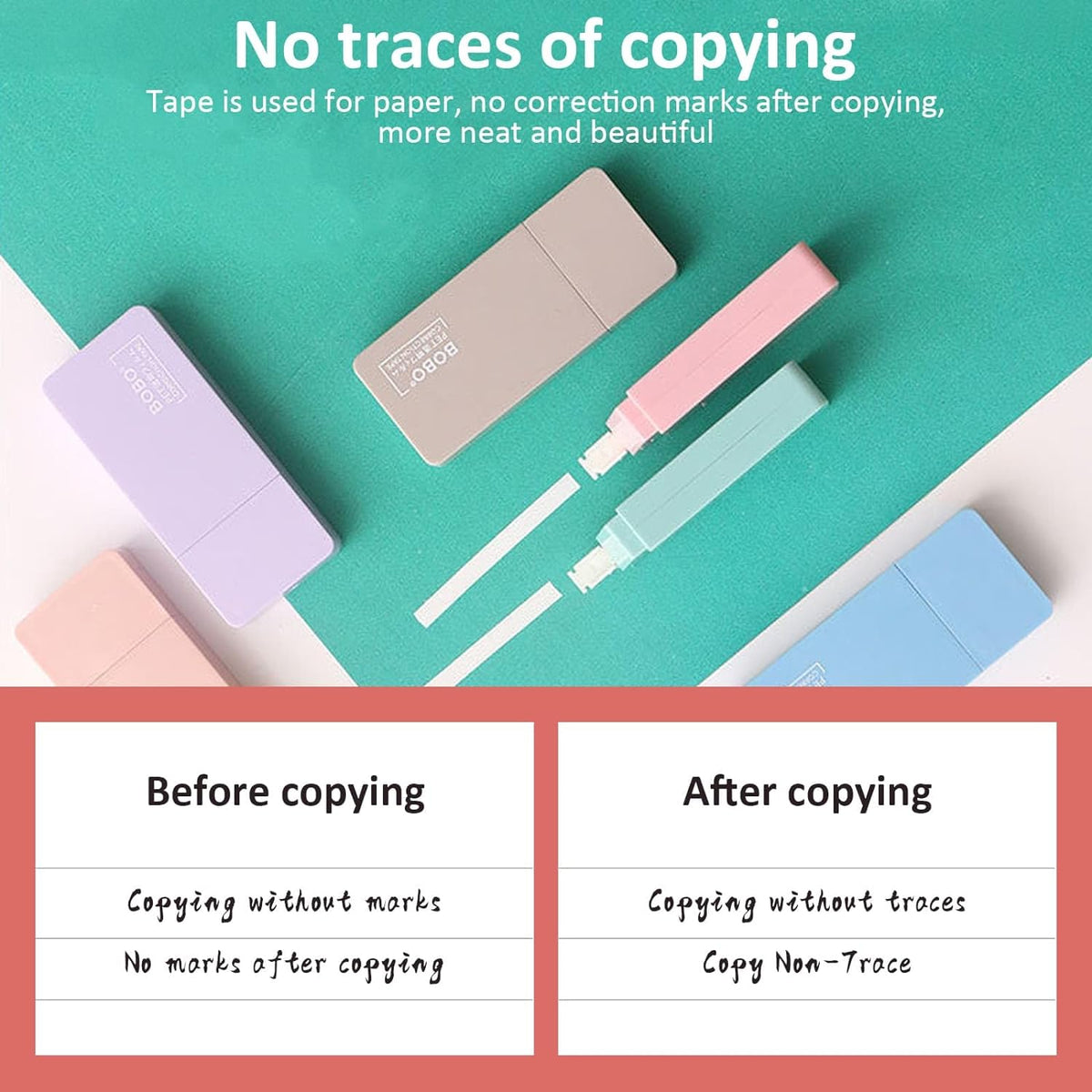 Brand Correction Tape Multi-Pack – Simple Editing Tool for Minimalist Home Offices, Neutral Functionality