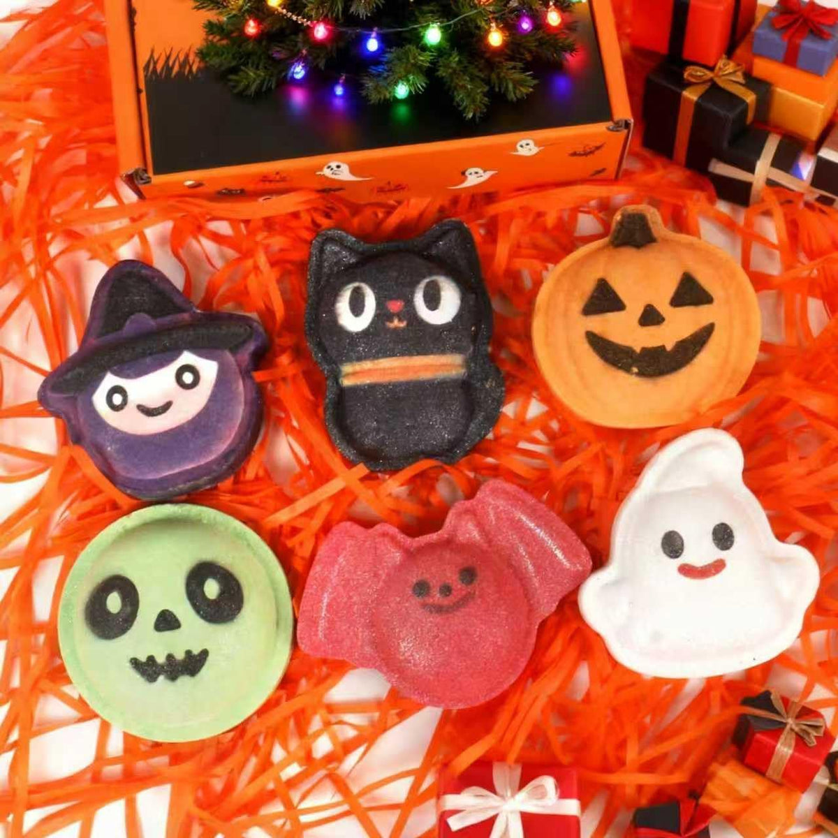 BRAND Halloween Bath Bombs – Mood-Setting Fizzers for Meditation Space and Yoga Room Aromatherapy