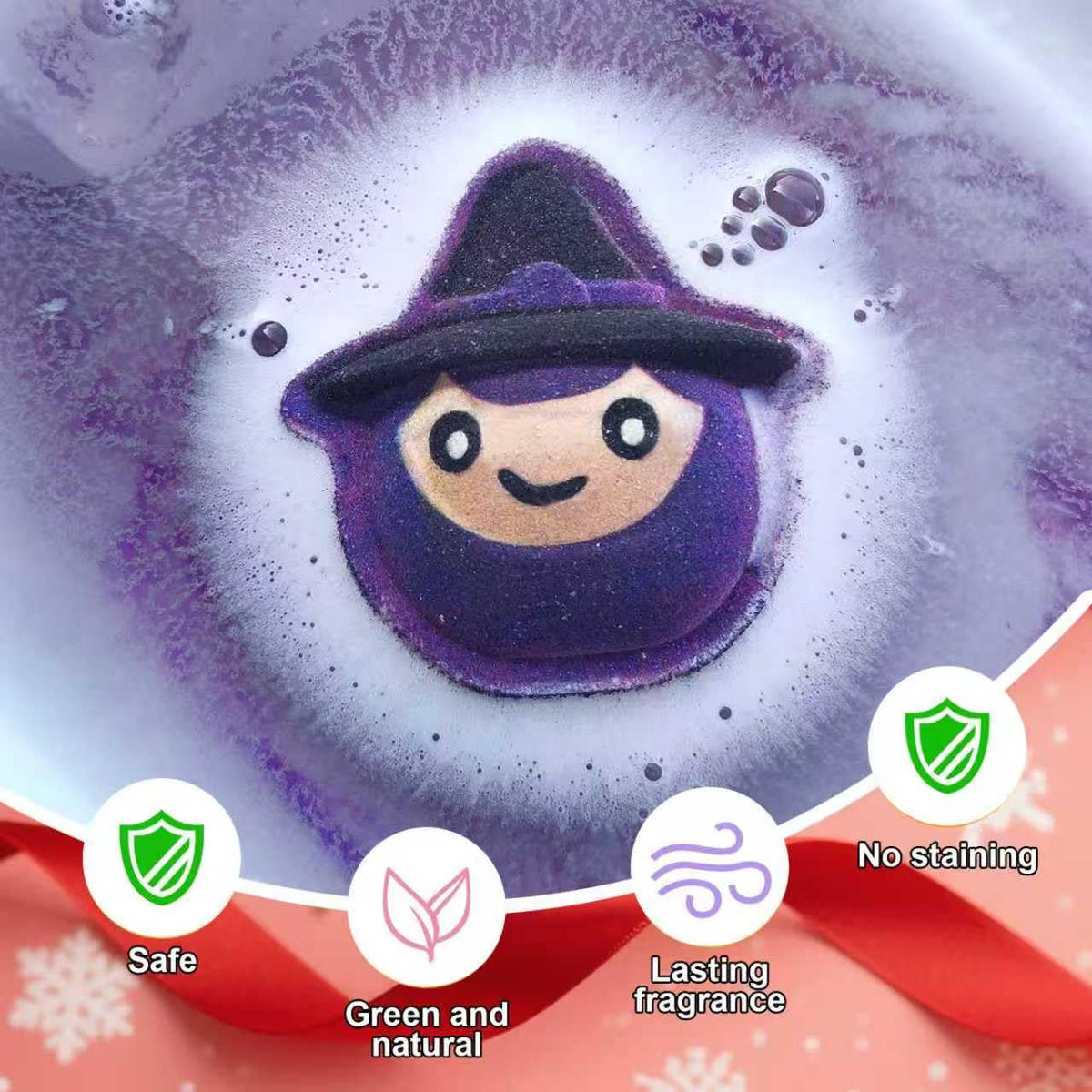 BRAND Halloween Bath Bombs – Mood-Setting Fizzers for Meditation Space and Yoga Room Aromatherapy