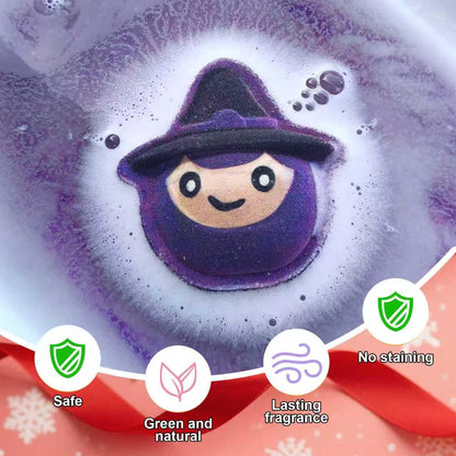 BRAND Halloween Bath Bombs – Mood-Setting Fizzers for Meditation Space and Yoga Room Aromatherapy
