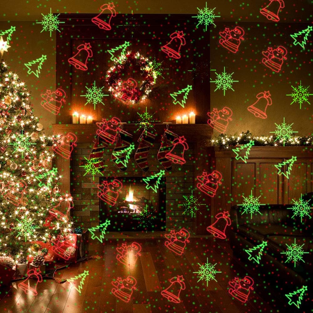 [Brand] Magical Christmas Laser Light – Whimsical Star & Snowflake Projector for Kids' Bedrooms