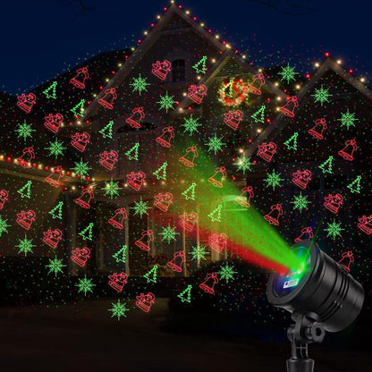 [Brand] Magical Christmas Laser Light – Whimsical Star & Snowflake Projector for Kids' Bedrooms