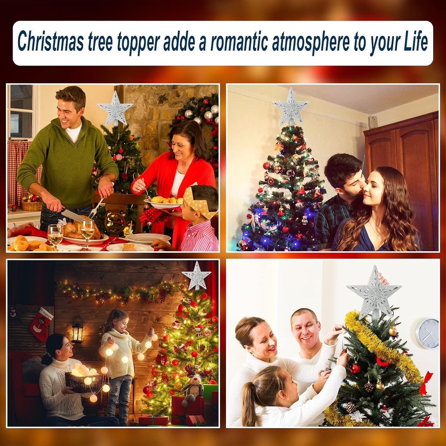 [Brand Name] Christmas Tree Topper Projector Light – Ready-to-Give Holiday Gift in Presentation Box for Mom and Family