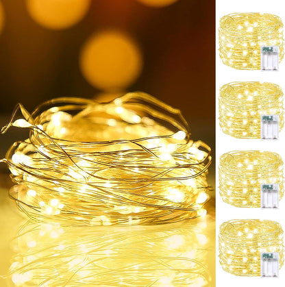 Brightown 240LED Battery Fairy Lights – Cozy Bedroom Decor & Living Room Ambient String Lighting with Remote Timer