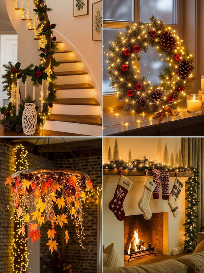 Brightown Fairy Lights Battery Operated 7ft 20 LED String Lights with Timer – Cozy Bedroom Decor Warm White Twinkle for Living Room Aesthetic and Headboard Accent