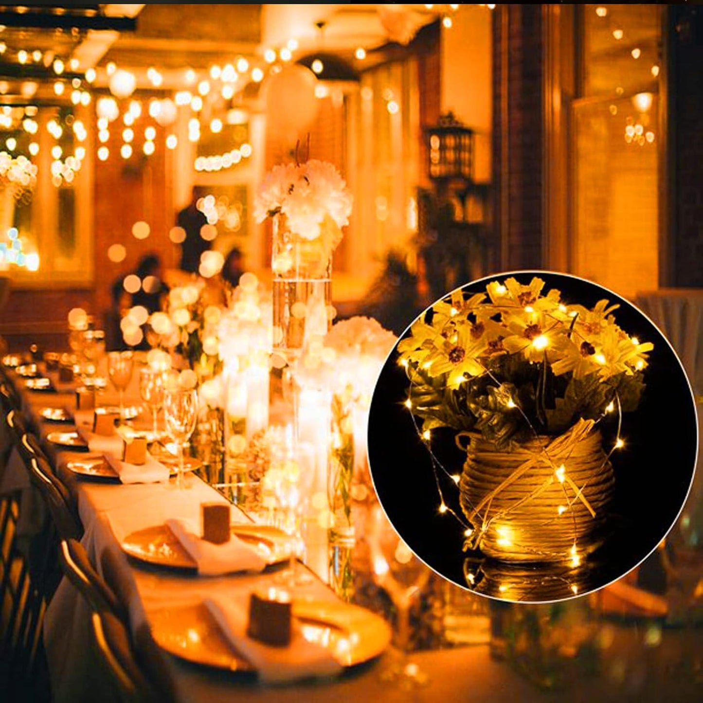 Brightown Fairy Lights for Kids Room – Cool Touch Battery String Lights Safe for Nursery and Playroom