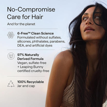 Briogeo Don't Despair, Repair! Deep Conditioning Mask – Mindful Wash Day Mask for Curly and Coily Hair Recovery
