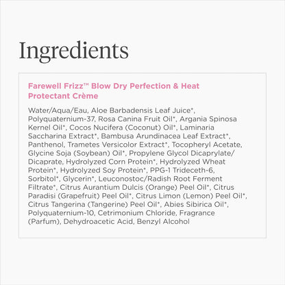 Briogeo Farewell Frizz Blow Dry Perfection Crème – Spa-Like Home Haircare Moment, 48-Hour Humidity Defense