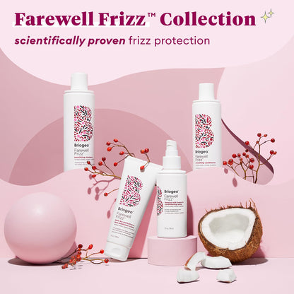 Briogeo Farewell Frizz Blow Dry Perfection Crème – Spa-Like Home Haircare Moment, 48-Hour Humidity Defense
